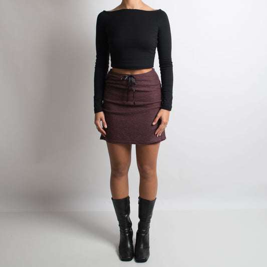 MAUVE KNIT SKIRT