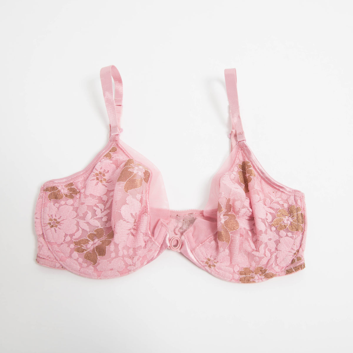 32d Sample PINK LACE BRA - 32D – BEAN BY JESS