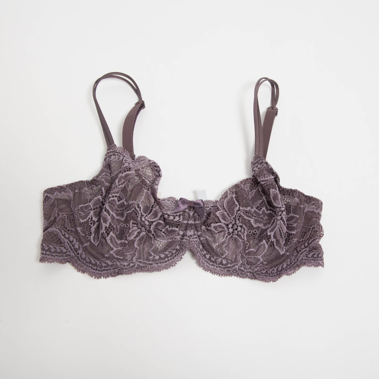 PURPLE LACE BRA - C/D cup