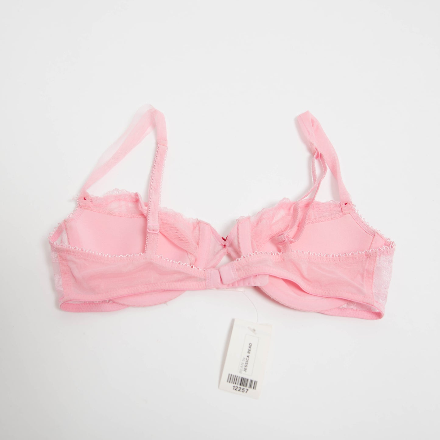 PINK MESH BRA - 34B