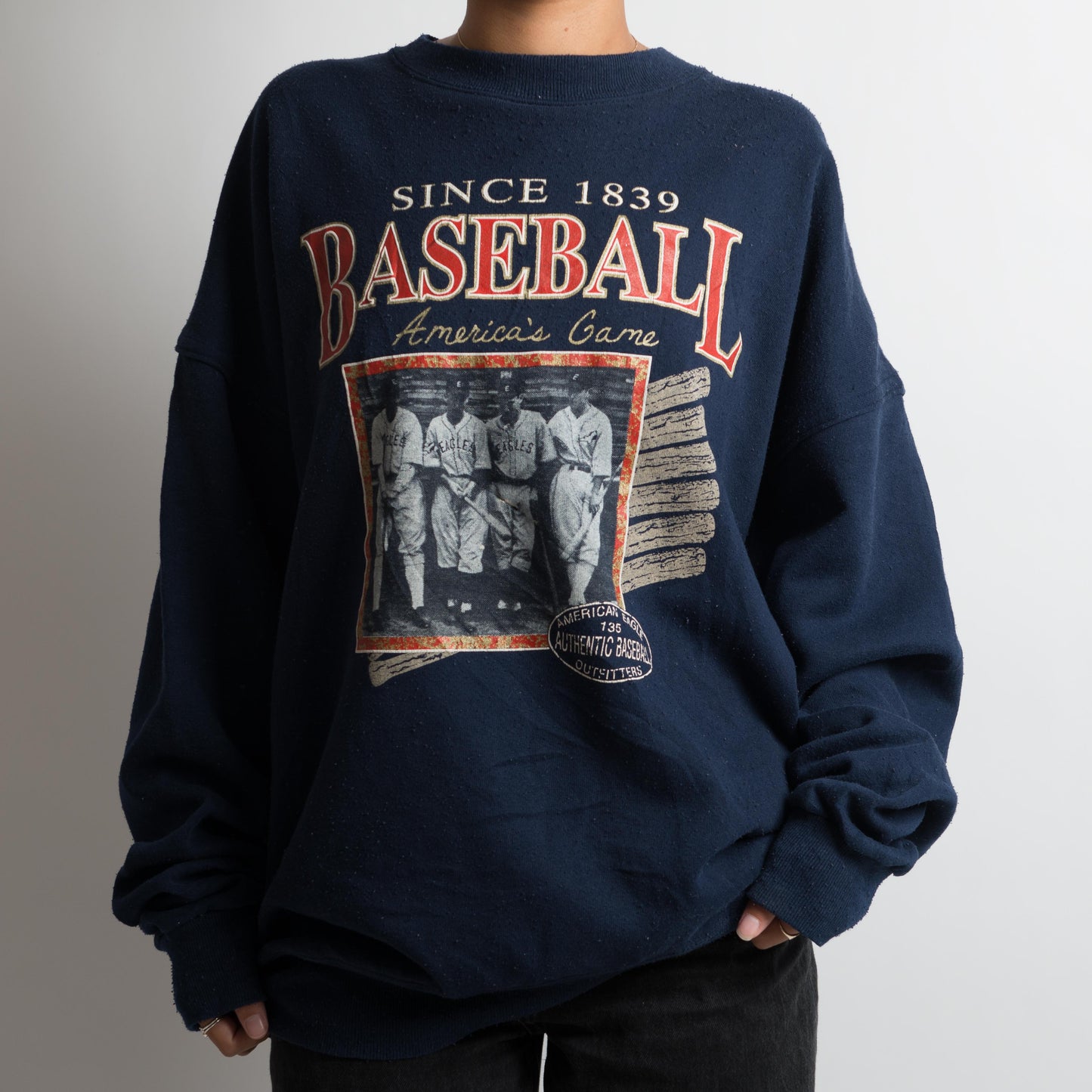 BASEBALL CREWNECK