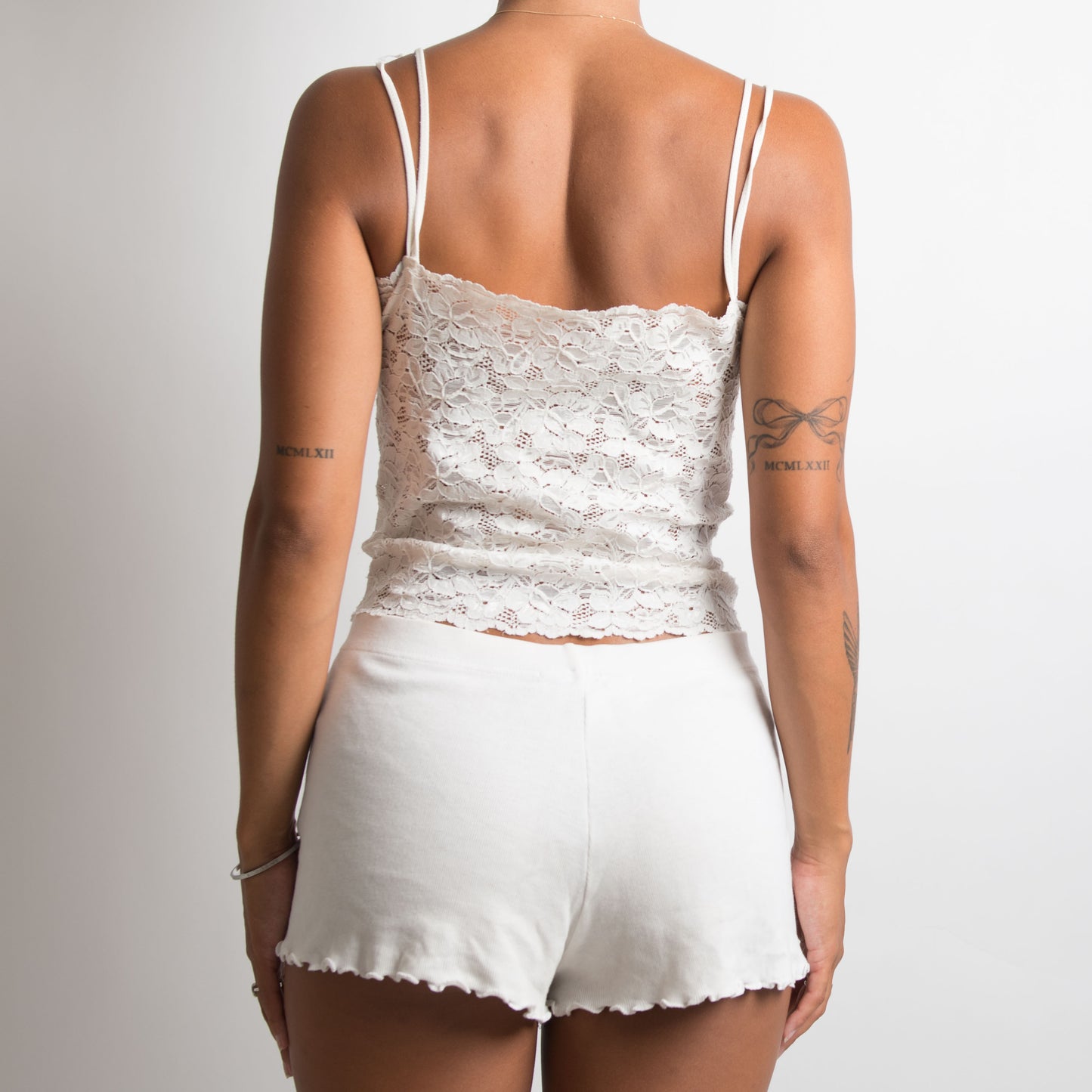 WHITE LACE CAMISOLE