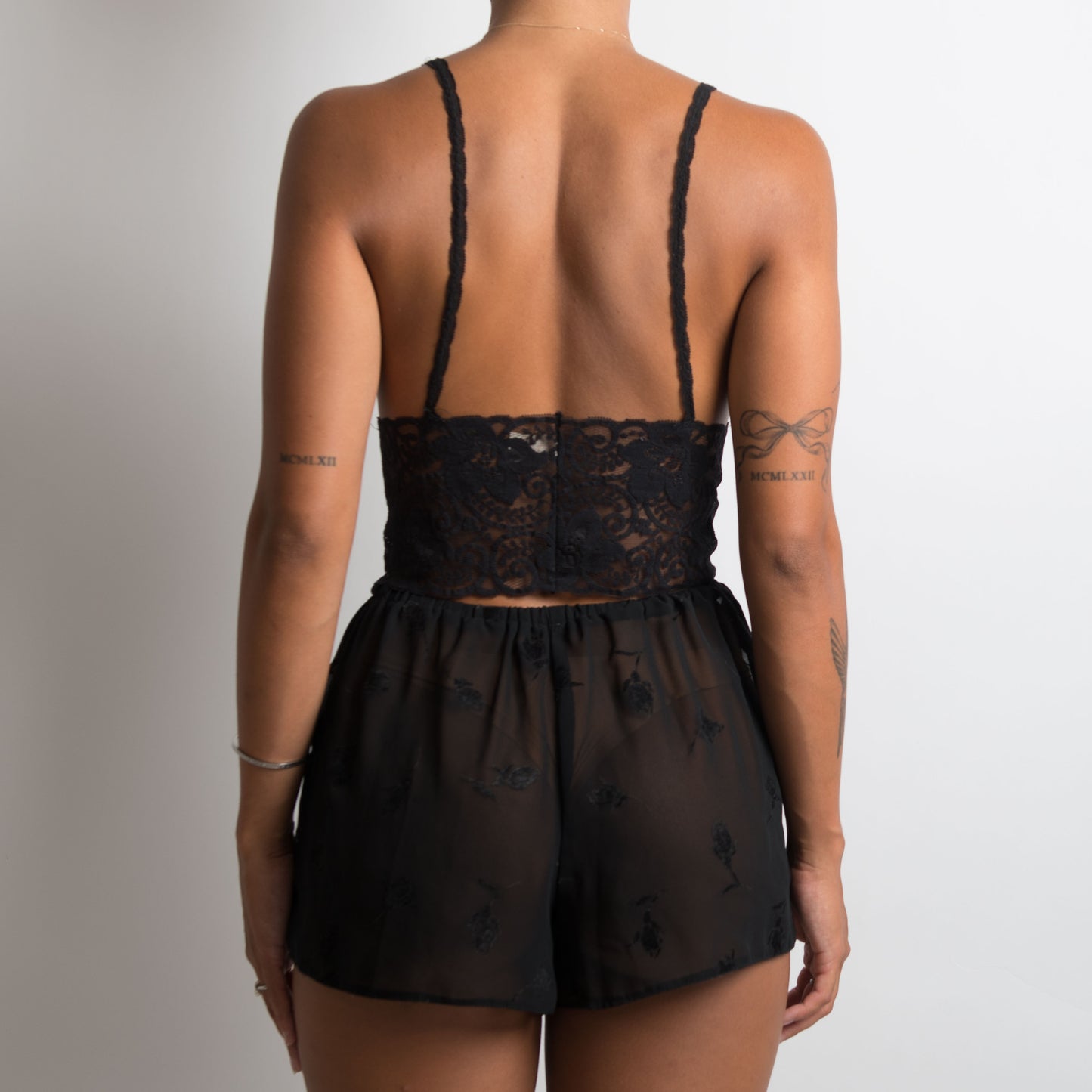 BLACK LACE CAMISOLE