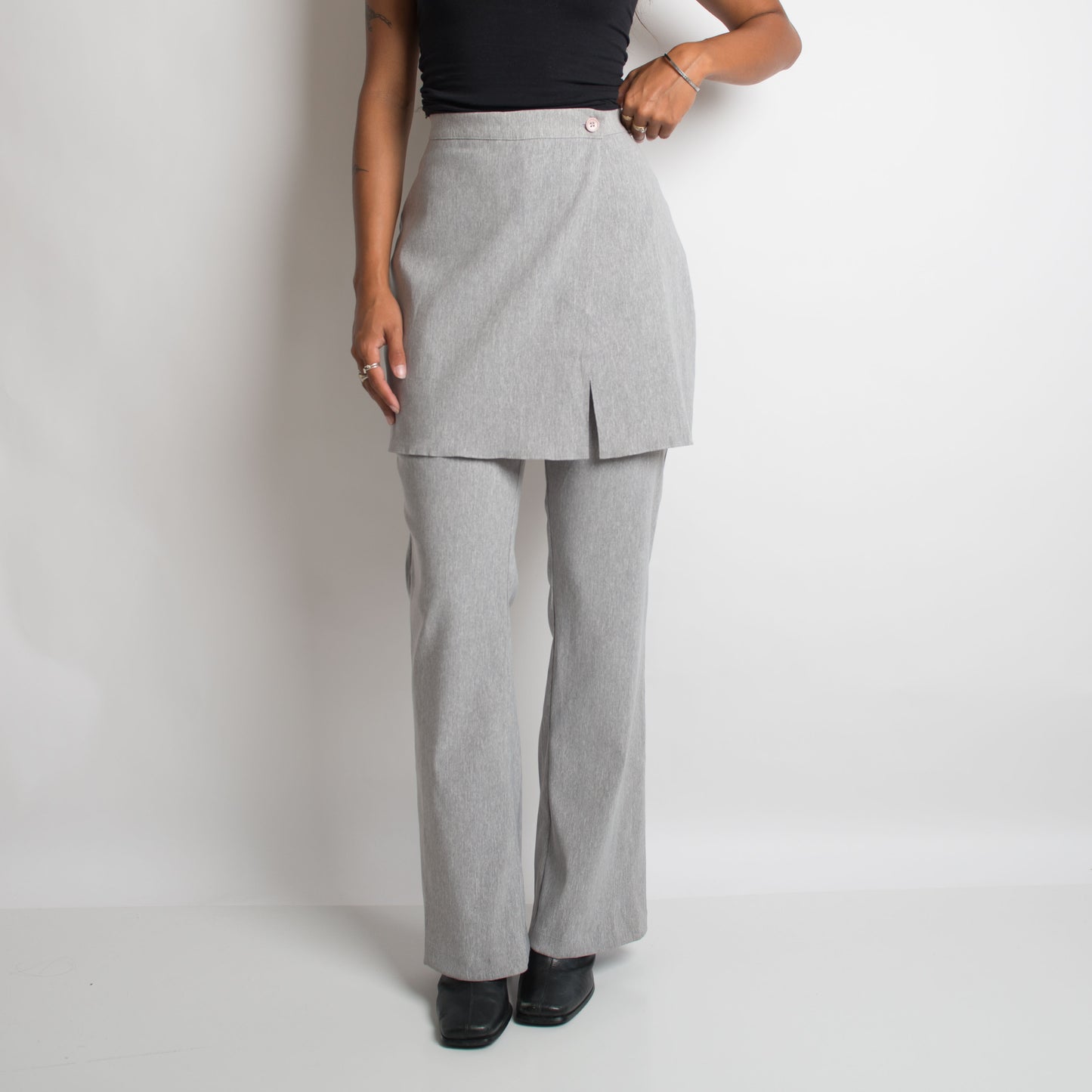 PANTALON JUPE GRIS